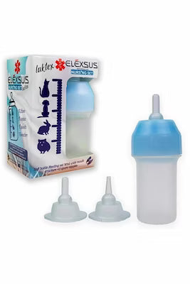 Soft Feeding Bottle for Kittens and Small Pets, Wide-Mouth Design