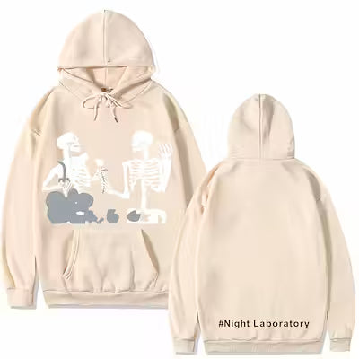 Korean Style Versatile Casual Pullover Hoodie - image 2