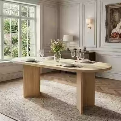 Large Oval Dining Table