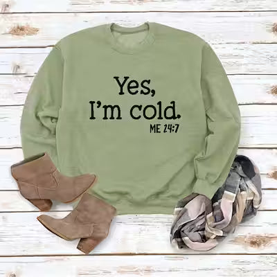 Letter Print Round Neck Long Sleeve Pullover Sweatshirt - image 10