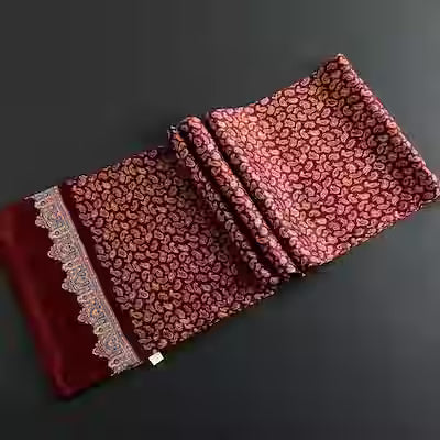 Luxurious Double-Layer Silk Scarf for Men