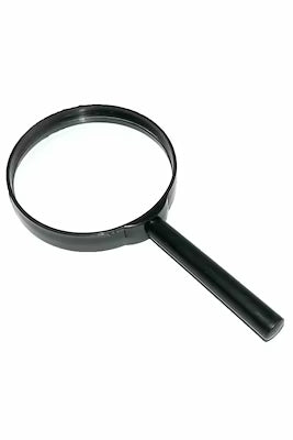 75mm Handheld Magnifying Glass for Reading Small Texts and Inspection