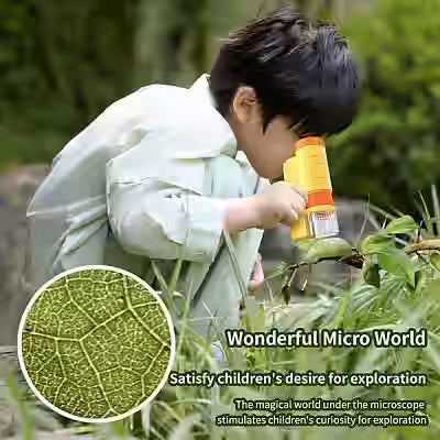 LED Lighted Child Microscope – Bright, Portable Science Toy for Kids