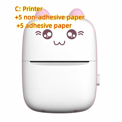 Mini Printer Portable Mini Bluetooth Wifi New Wrong Printer Mobile Phone Photo Title Note Hot Print Pocket Student Error Label Printer