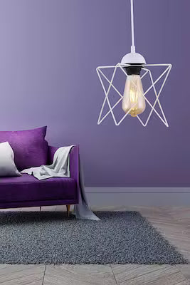 17cm Modern Pendant Light with E27 Socket and Adjustable Cord