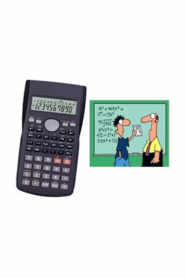Scientific calculator with advanced math functions