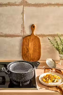 22cm granite-coated nonstick frying pan