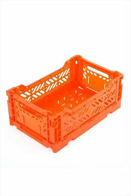 Foldable plastic storage box for children's rooms 26 x 17 x 10 cm