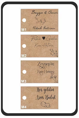 35 pieces kraft paper shipping labels 3 x 5 cm perforated