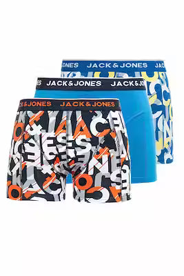 3-pack patterned men's cotton boxer shorts