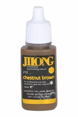 Chestnut Brown Permanent Microblading Pigment Ink 15ml or 20ml