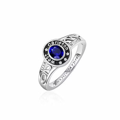 Personalized Diamond Class Ring for Men & Women