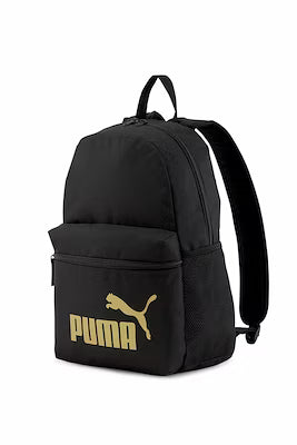 Large black unisex backpack 44 x 30 x 14 cm textile