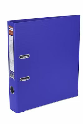 Narrow Blue Plastic Document Folder