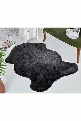 Non-Slip Plush Fur Rug with Easy-Care Surface