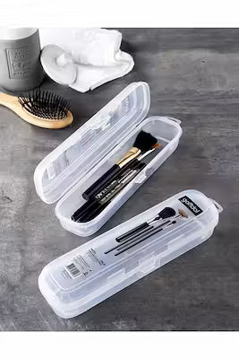 Portable makeup storage box with BPA-free lining