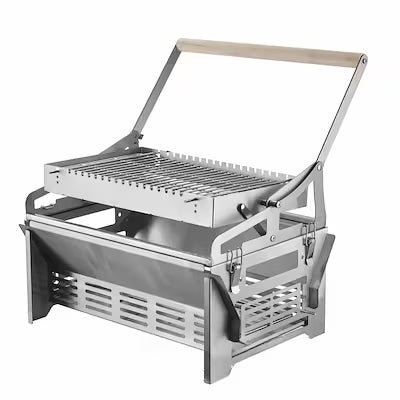 Portable Outdoor BBQ Grill & Fire Pit Combo