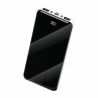 Compact rectangular portable power bank 18 cm x 9.5 cm x 2.8 cm, 0.3 kg