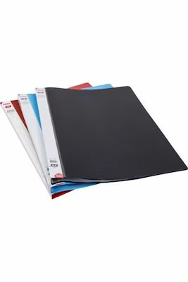 Black presentation file with 20 pockets