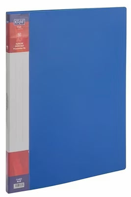 Blue presentation file A3 size | 40 pockets