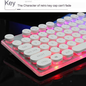 Dragon Led Backlight Gaming Usb Wired Keyboard Mouse Set