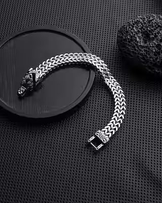 Punk Style Snakehead Bracelet