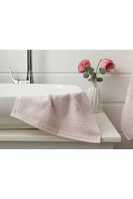 100% cotton hand towel 30x30 cm in pink