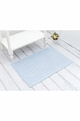100% cotton foot towel 50x70 cm in blue