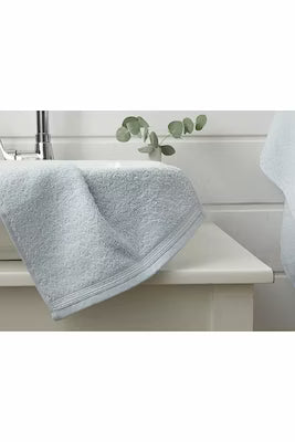 100% cotton hand towel 30x30 cm in blue
