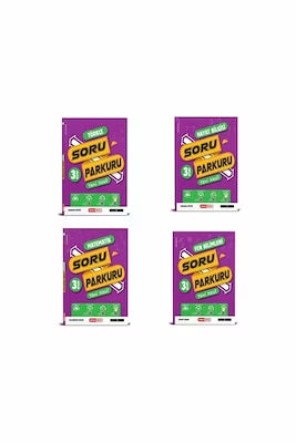 3rd grade question track set with four educational workbooks