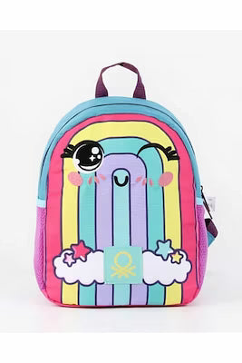 Rainbow backpack with side pockets