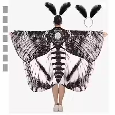 Rotating Butterfly Shawl Decoration