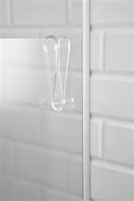 Clear acrylic towel rack