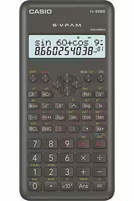 Scientific calculator with natural display and advanced functions