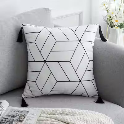 Simple Pattern Sofa Pillowcase - image 2