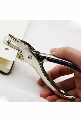 Single Hole Punch with Eyelet for Paper and Thin Cardboard