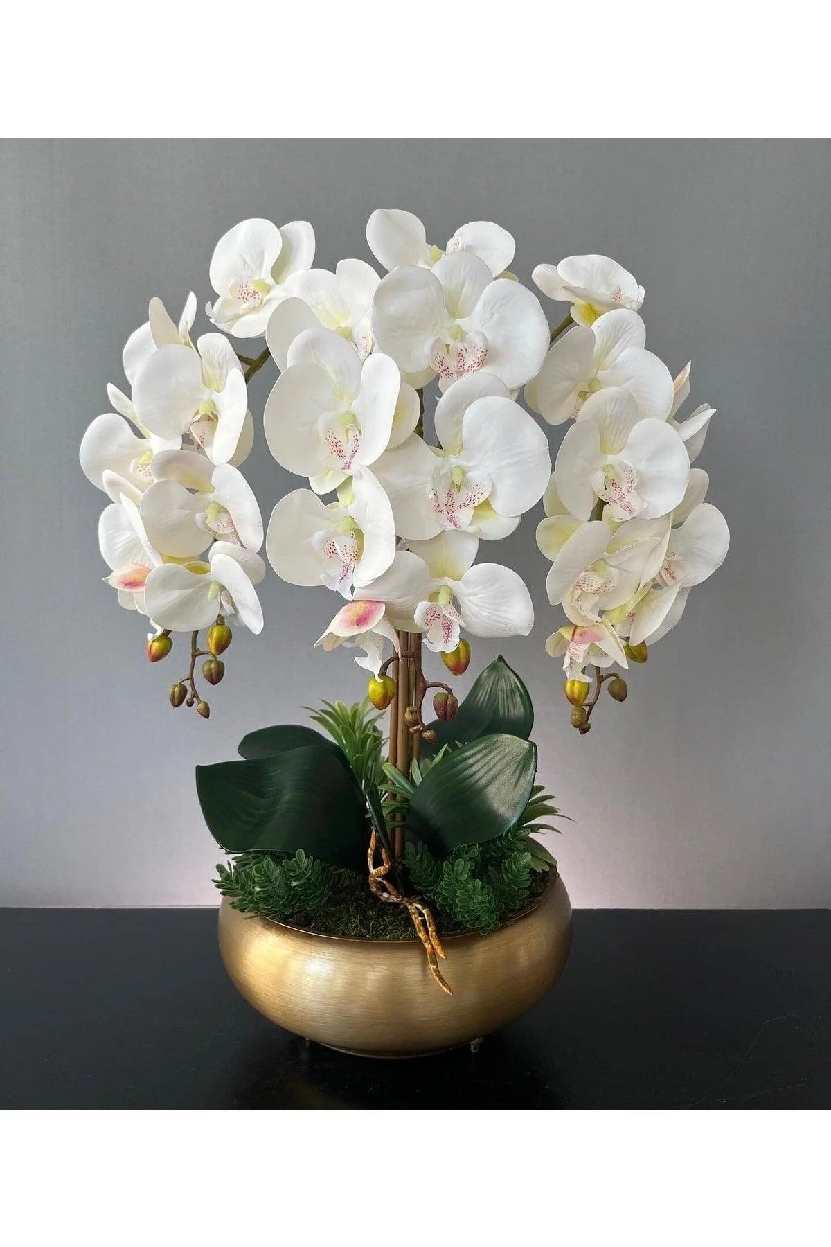 Artificial orchid arrangement