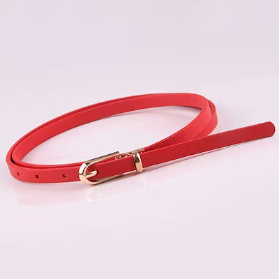 Slim Pin Buckle Belt