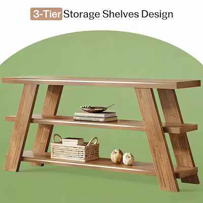 Slim Storage Side Table,3-tier Console Table,sofa Table