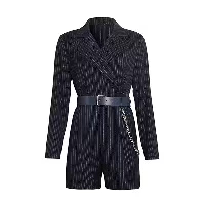 Slim Striped Jumpsuit