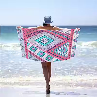 Soft Microfiber Beach Towel for Beach or Pool