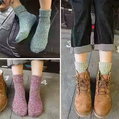 Soft Rabbit Wool Socks for Women