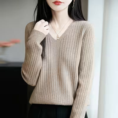 Solid-color Chic Base Top for Layering