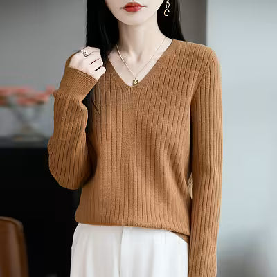 Solid-color Chic Base Top for Layering