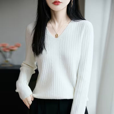 Solid-color Chic Base Top for Layering