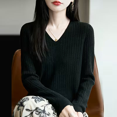 Solid-color Chic Base Top for Layering