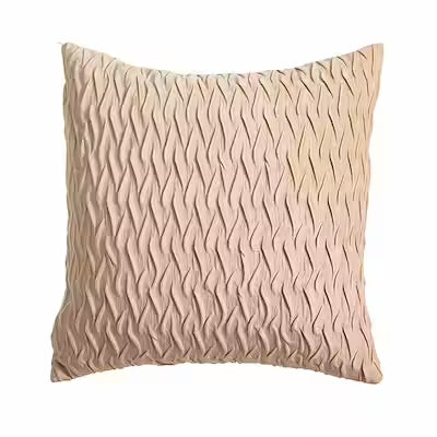 Solid Color Velvet Embossed Pillowcase Sofa