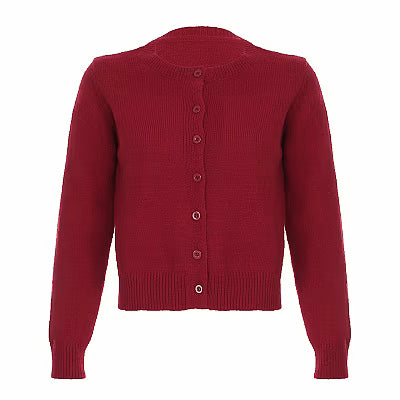 Solid-color Versatile Loose-fitting Knitted Crew Neck