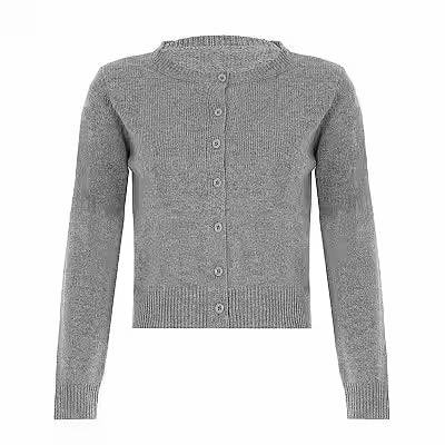 Solid-color Versatile Loose-fitting Knitted Crew Neck - image 3