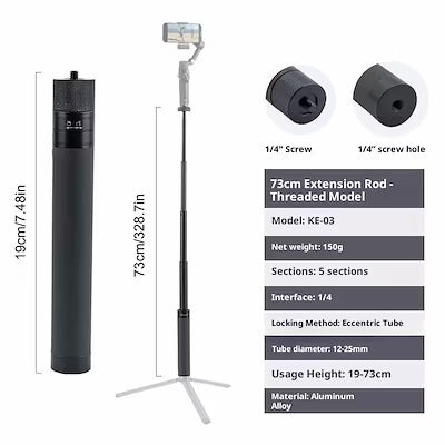 Stabilize Your Shots with Versatile Action Camera Pole